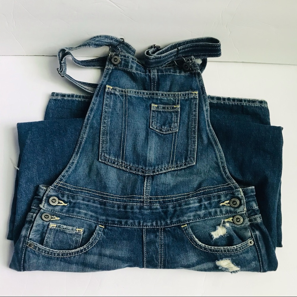Hollister overall jeans